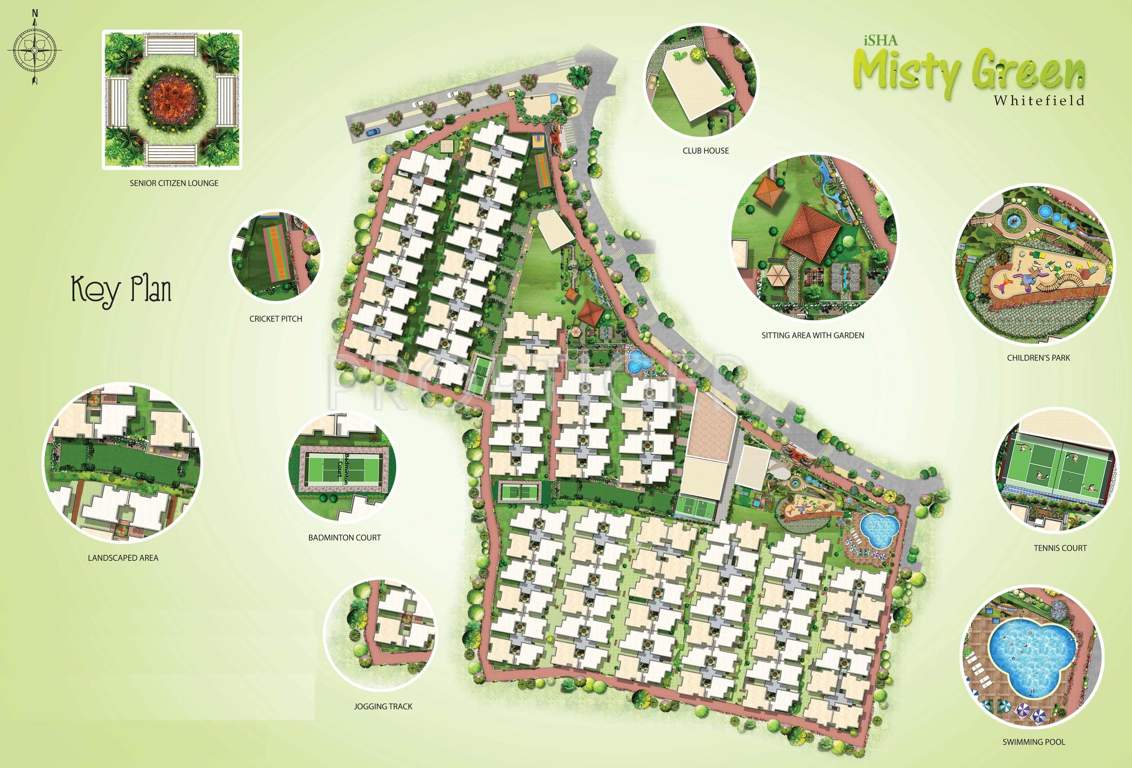  misty green Images for Layout Plan of Isha Misty Green