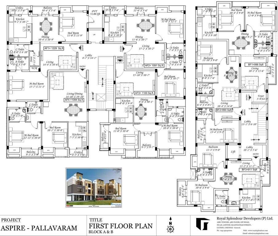 aspire Images for Cluster Plan of Royal Aspire