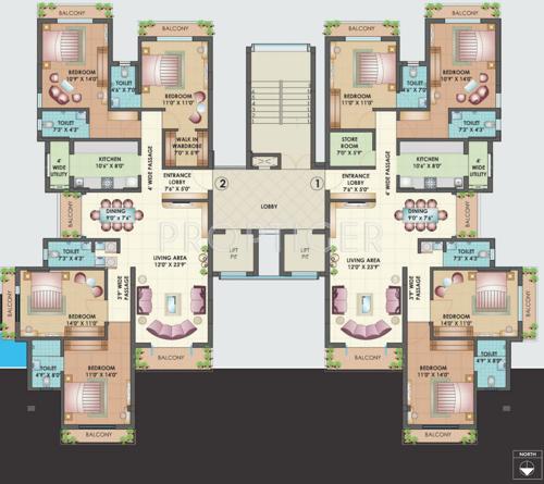 Images for Cluster Plan of Damji Shamji Shah Mahavir Habitat