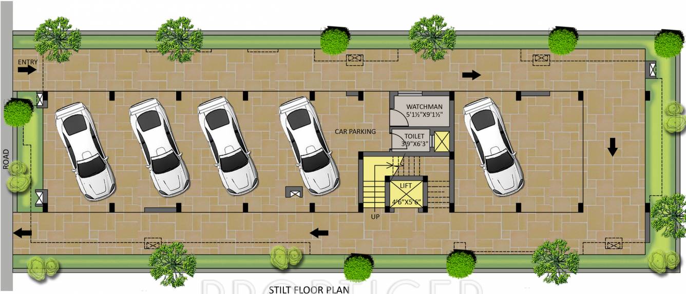 dev apartment lic nagar Cluster Plan