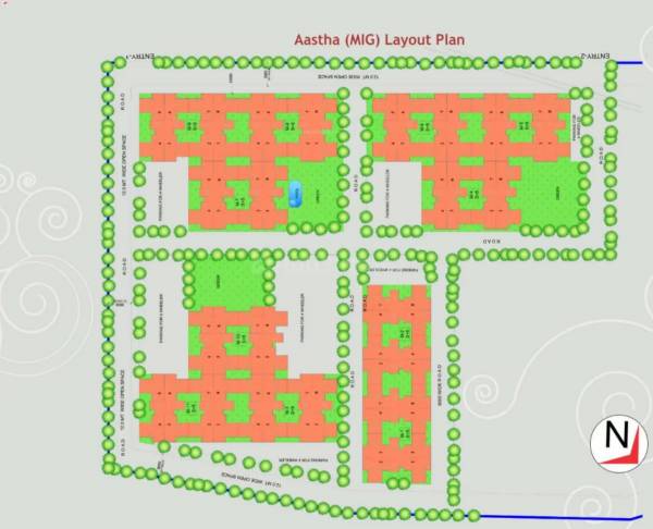  aastha-pride-mig-zone-i Layout Plan