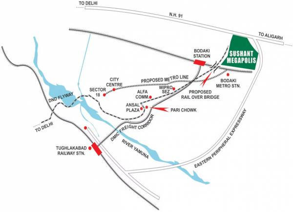  aastha-pride-mig-zone-i Location Plan