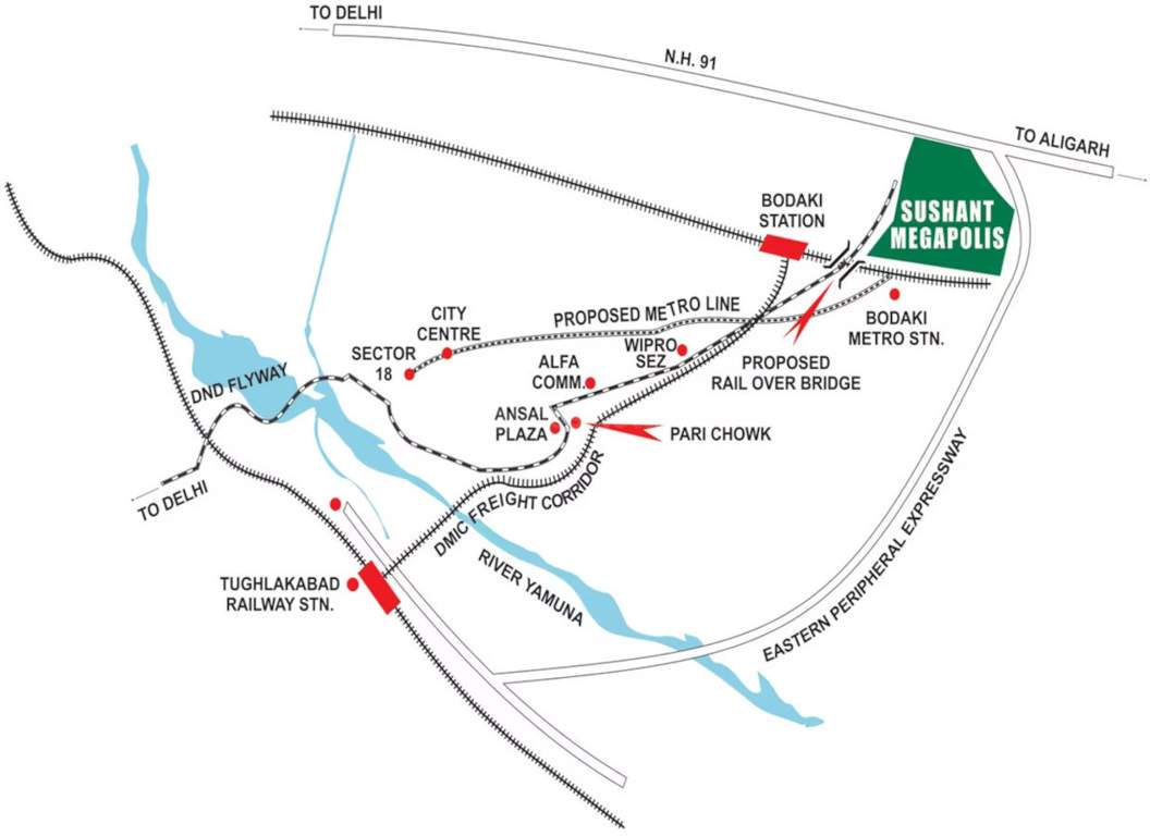  aastha pride mig zone i Location Plan