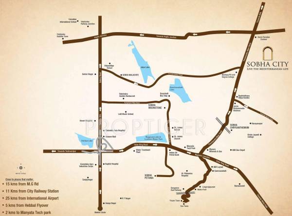 Images for Location Plan of Sobha Santorini At City Images for Location Plan of Sobha Santorini At City