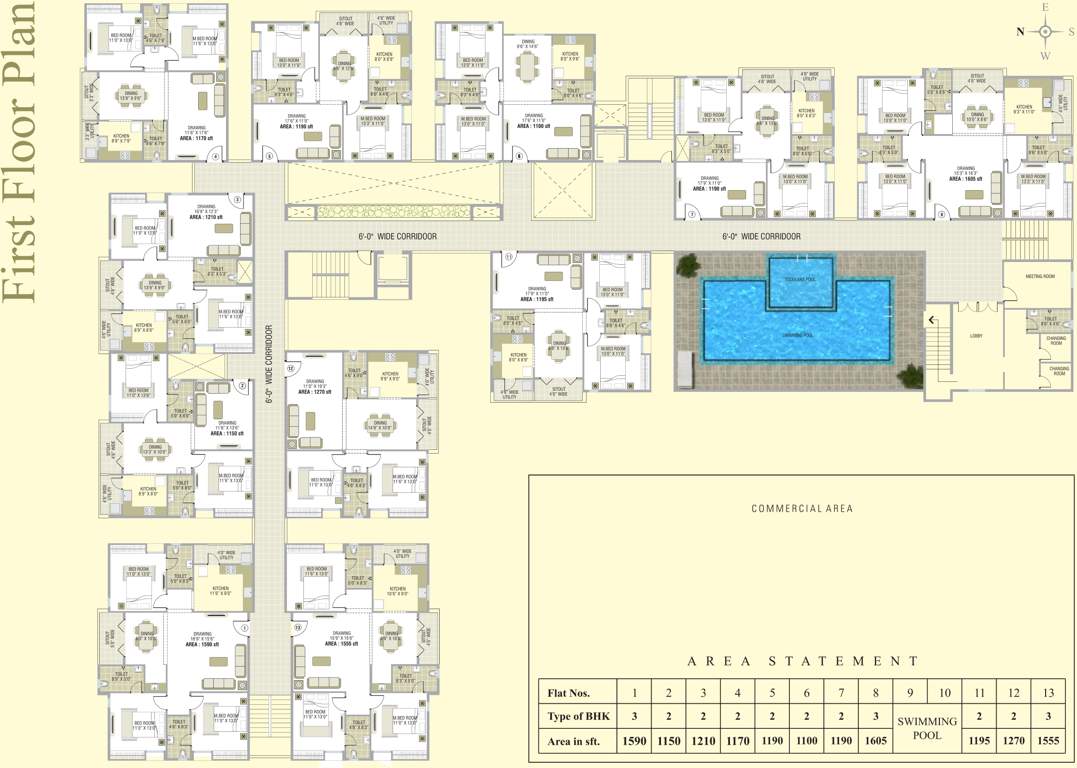 Images for Cluster Plan of Saroj White Sands
