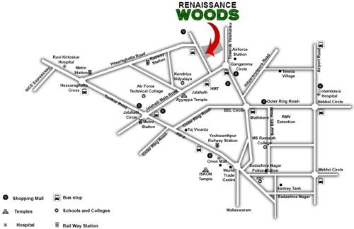 woods Images for Location Plan of Renaissance Woods