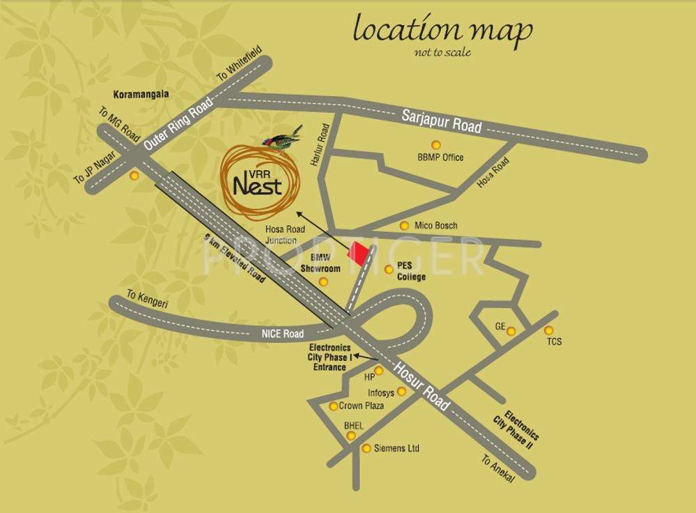  nest Images for Location Plan of VRR Nest
