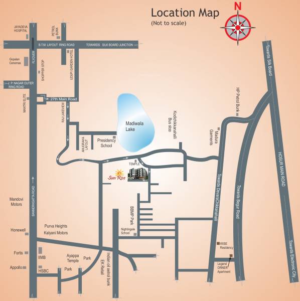 Images for Location Plan of Hexa Builders Sun Rise