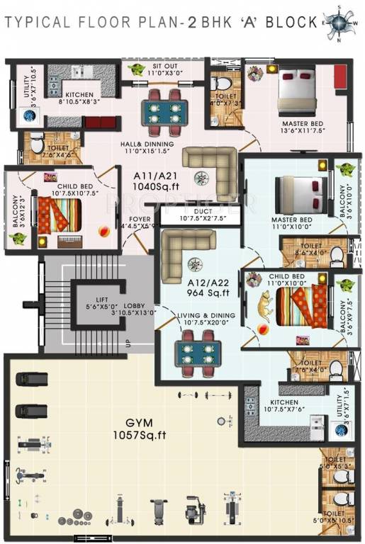 Images for Cluster Plan of Mugundhan Visalatchi Enclave