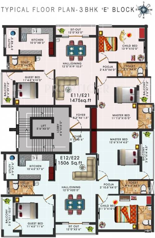 Images for Cluster Plan of Mugundhan Visalatchi Enclave