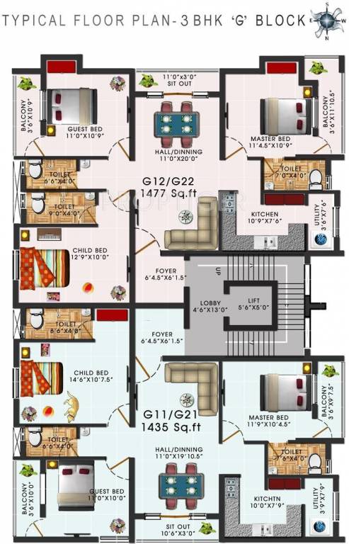 Images for Cluster Plan of Mugundhan Visalatchi Enclave