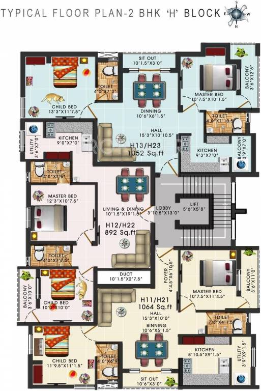 Images for Cluster Plan of Mugundhan Visalatchi Enclave