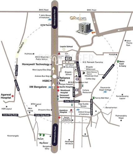  heights Images for Location Plan of GR Heights
