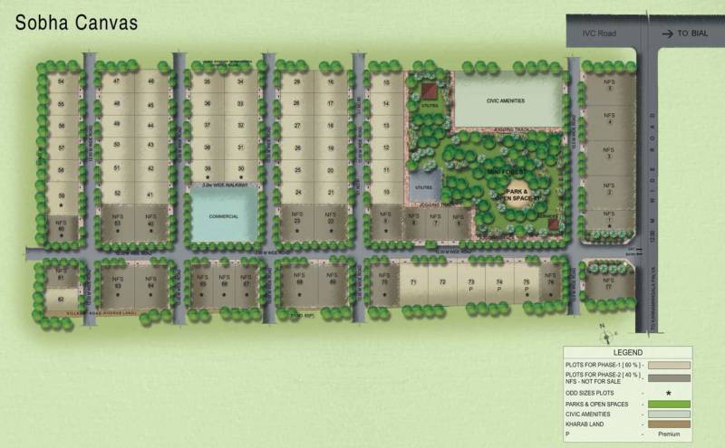Images for Site Plan of Sobha Canvas