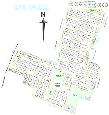  gardenia Images for Layout Plan of Ferns Gardenia