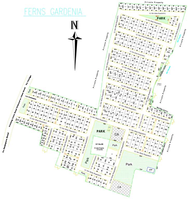  gardenia Images for Layout Plan of Ferns Gardenia