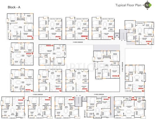 Images for Cluster Plan of Dwarakamai Olive Apartments