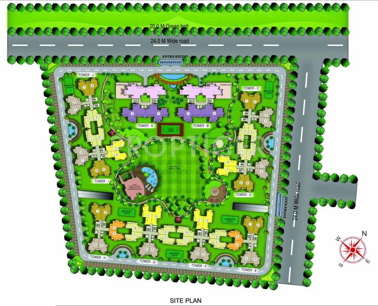  homes Images for Site Plan of VVIP Homes