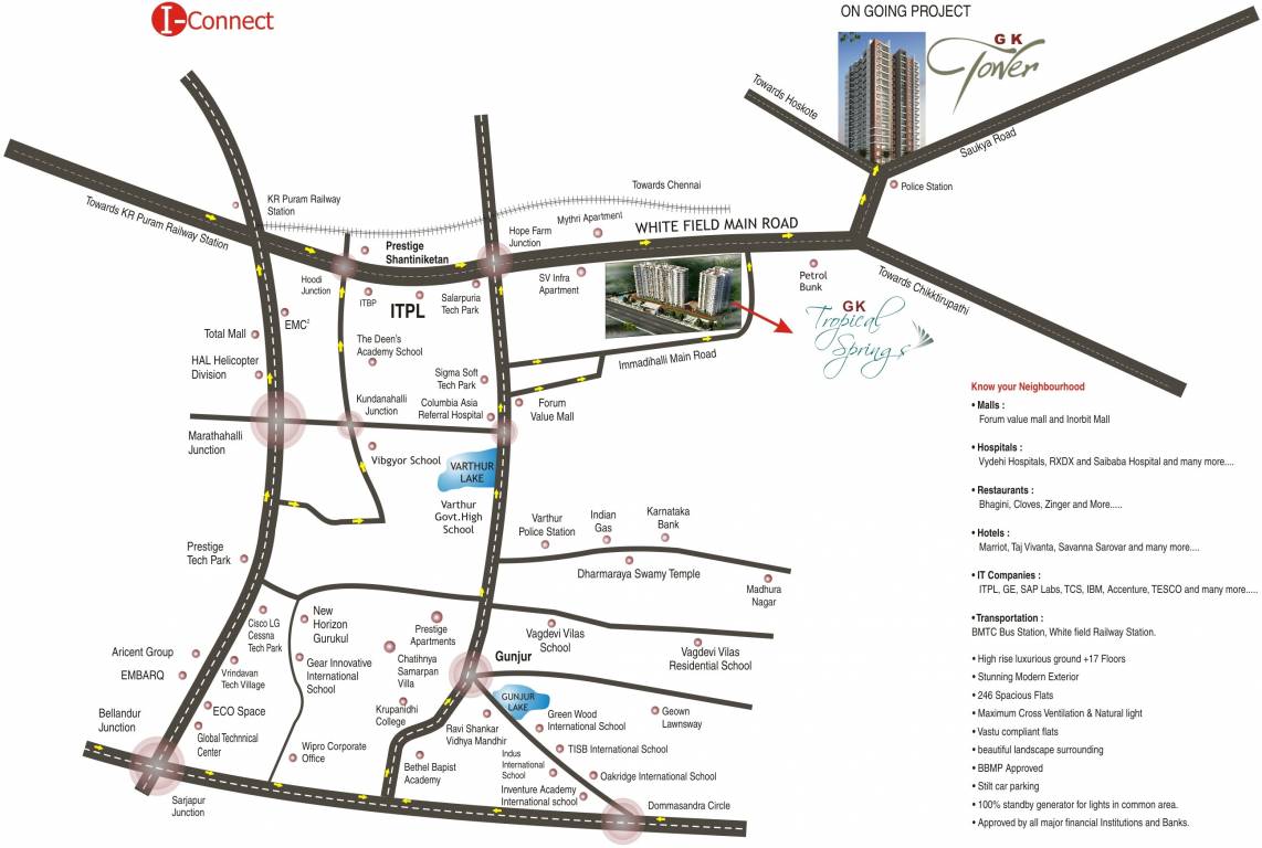tropical springs Location Plan
