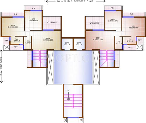 Images for Cluster Plan of Naman Bhumika Heights