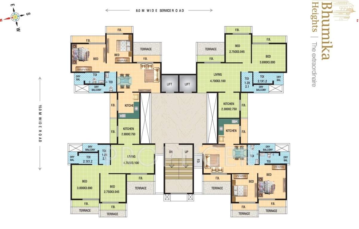 Images for Cluster Plan of Naman Bhumika Heights