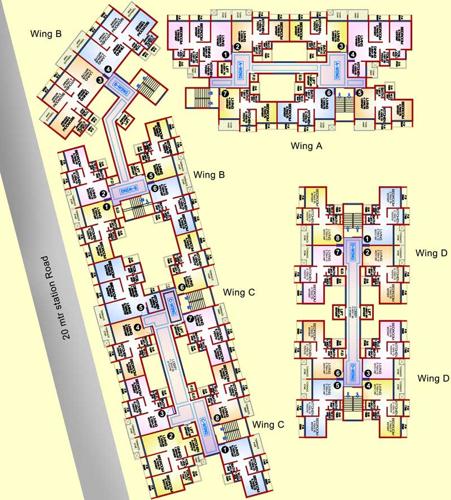 Images for Cluster Plan of Laxmi Group Aniruddha Enclave