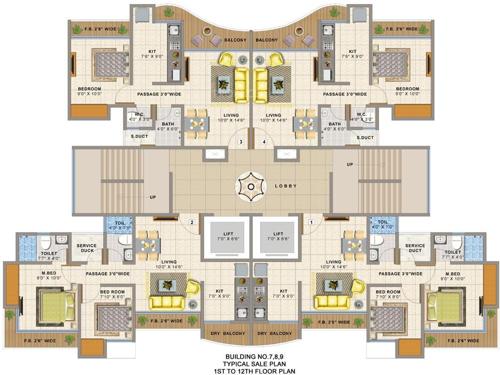 Images for Cluster Plan of Sai Balaji Atlanta Edenworld