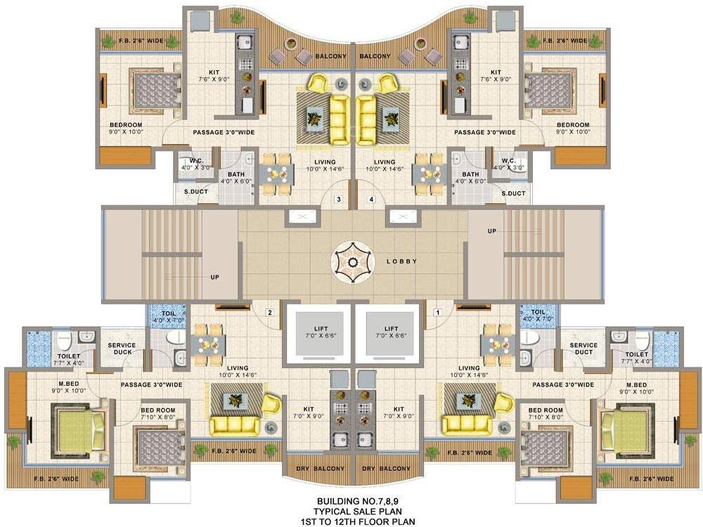 Images for Cluster Plan of Sai Balaji Atlanta Edenworld