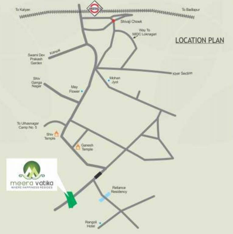 Images for Location Plan of Saraswati Group Meera Vatika