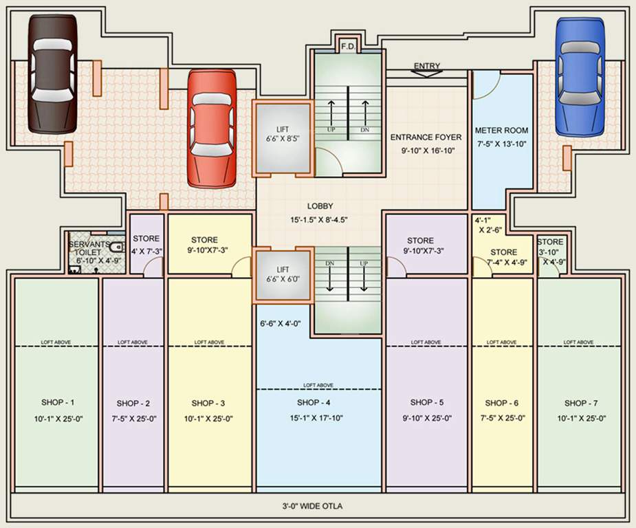  height Images for Cluster Plan of Charms Height