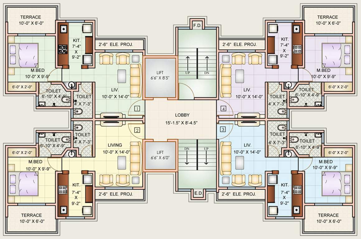  height Images for Cluster Plan of Charms Height
