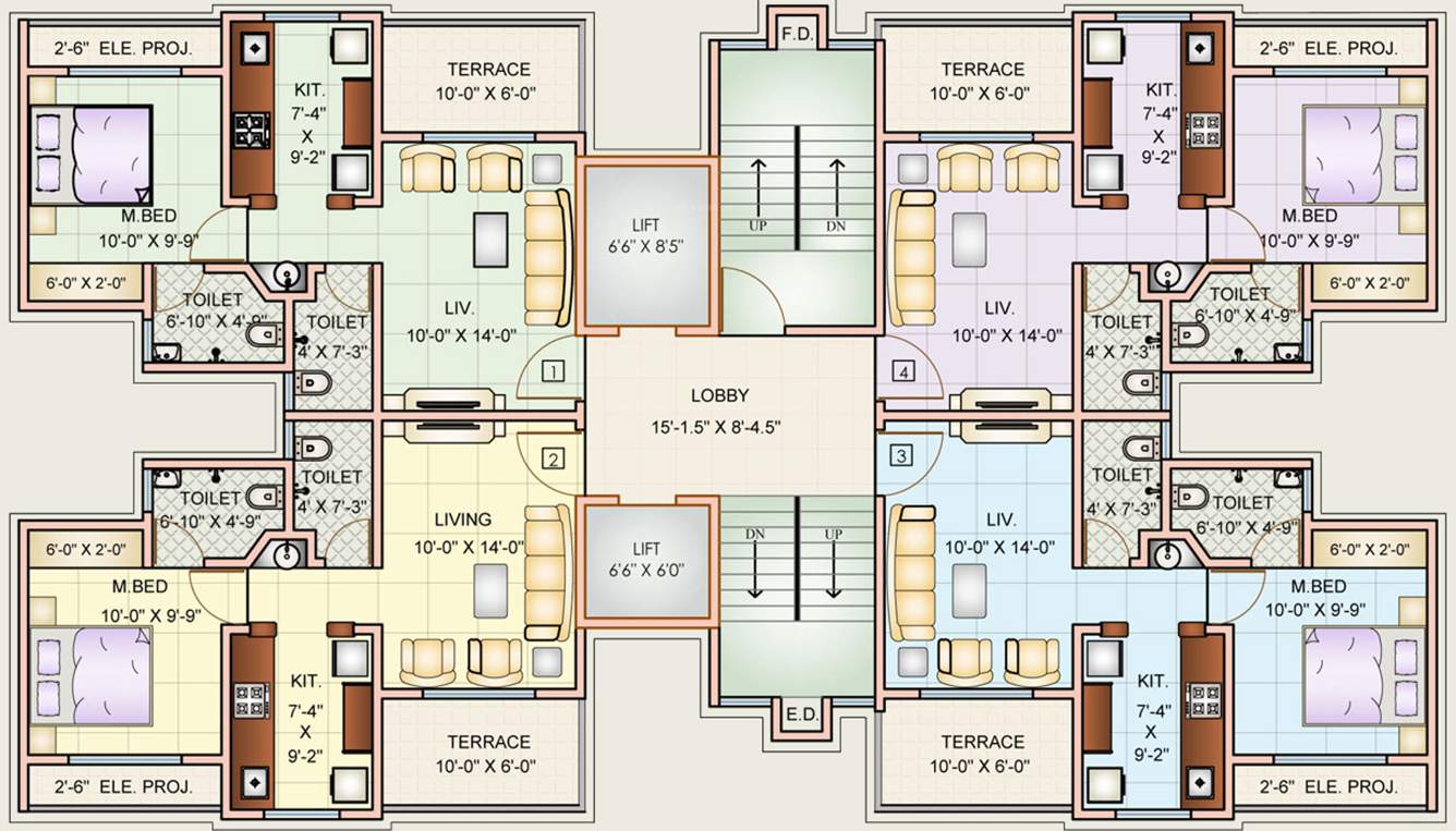 height Images for Cluster Plan of Charms Height