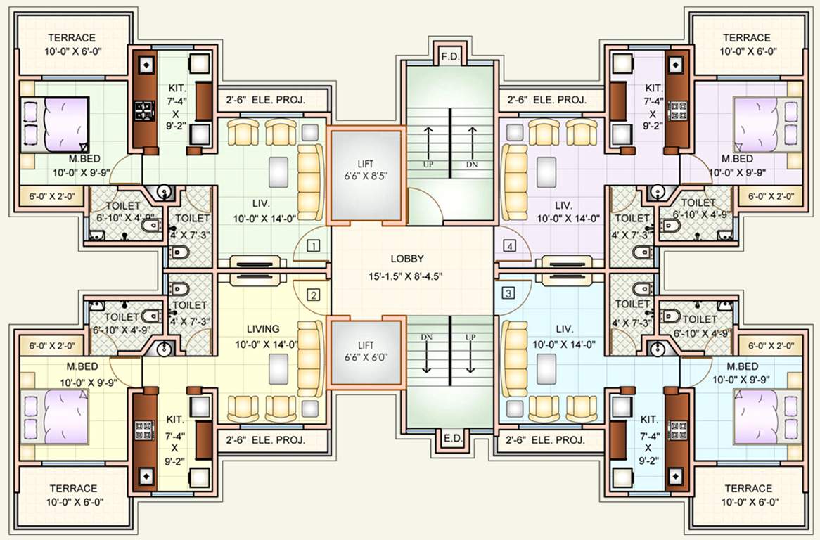  height Images for Cluster Plan of Charms Height