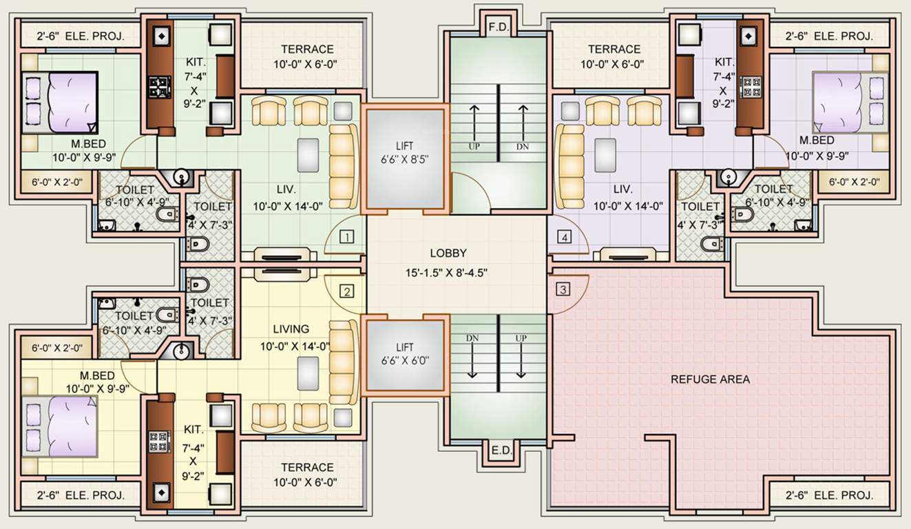  height Images for Cluster Plan of Charms Height