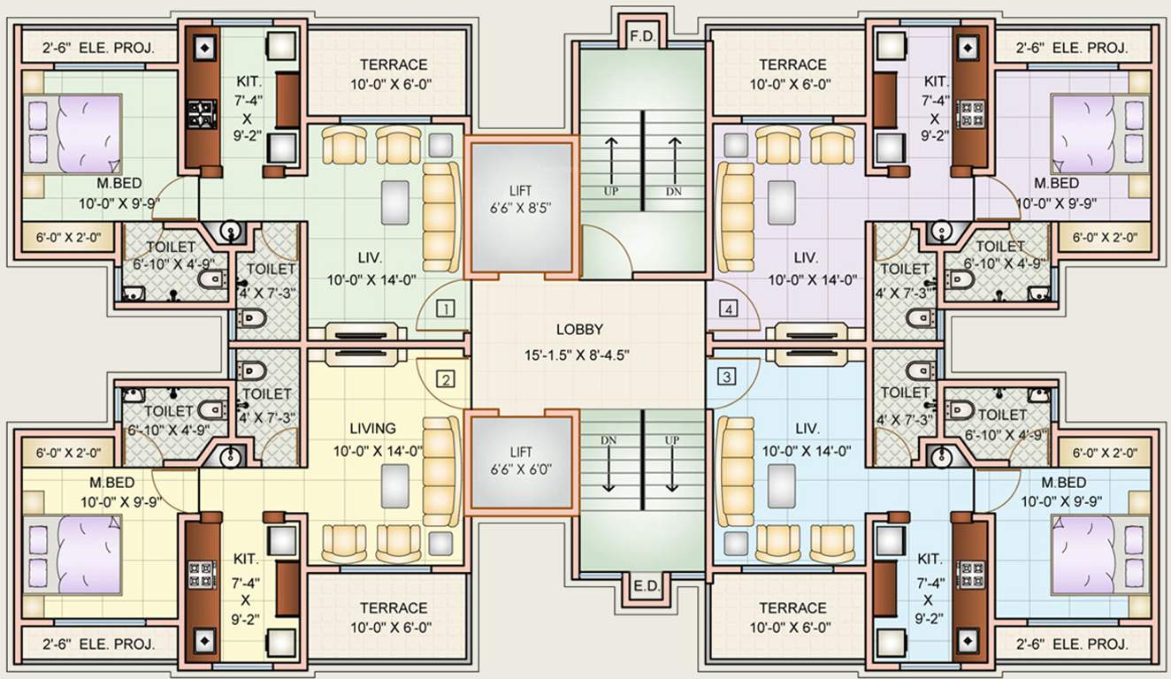  height Images for Cluster Plan of Charms Height
