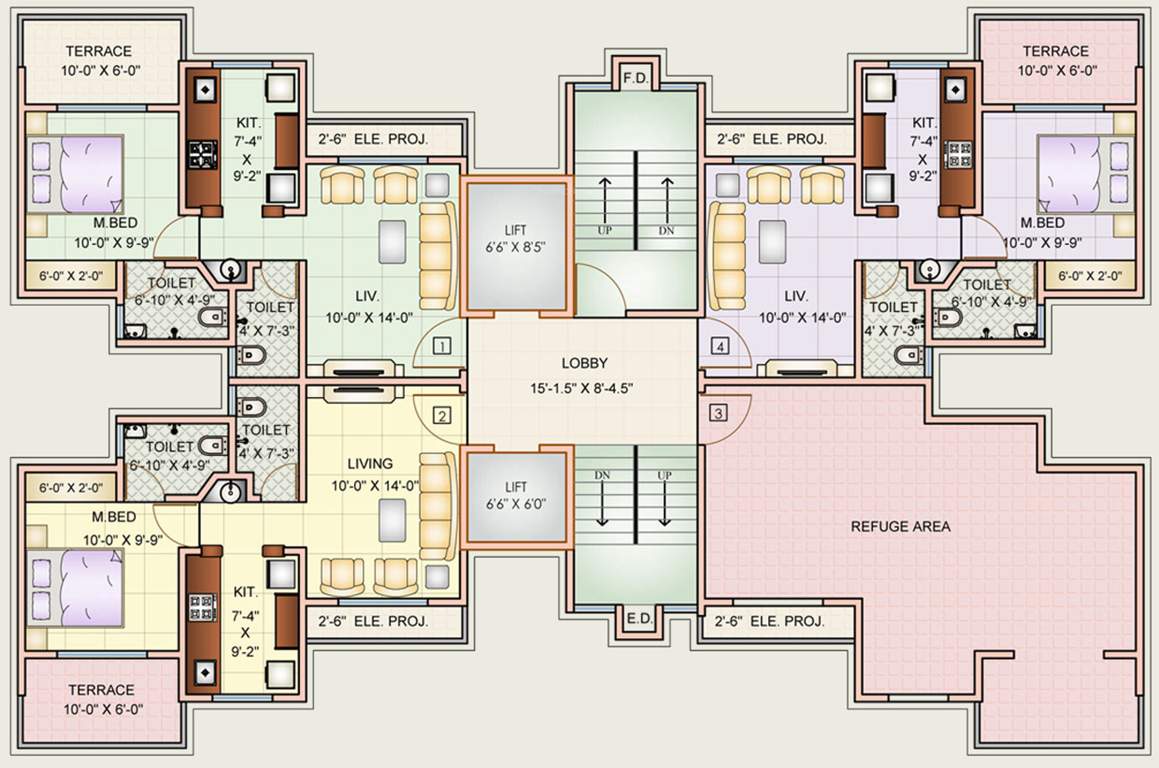  height Images for Cluster Plan of Charms Height