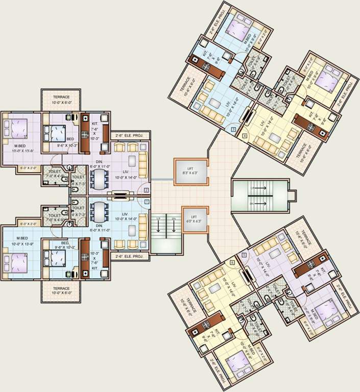  height Images for Cluster Plan of Charms Height