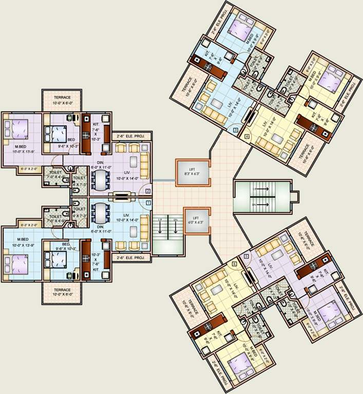 height Images for Cluster Plan of Charms Height
