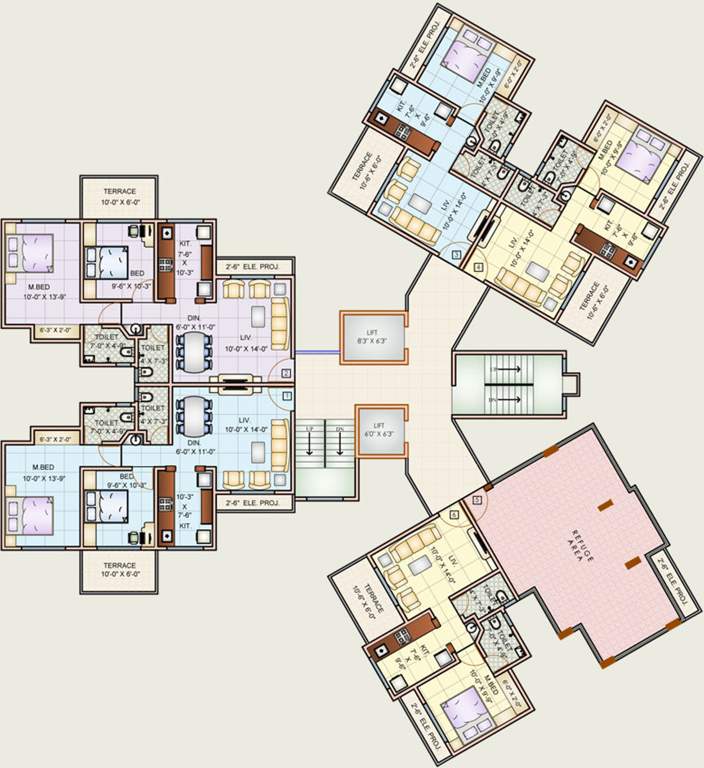  height Images for Cluster Plan of Charms Height