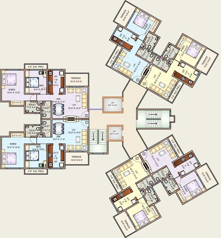  height Images for Cluster Plan of Charms Height