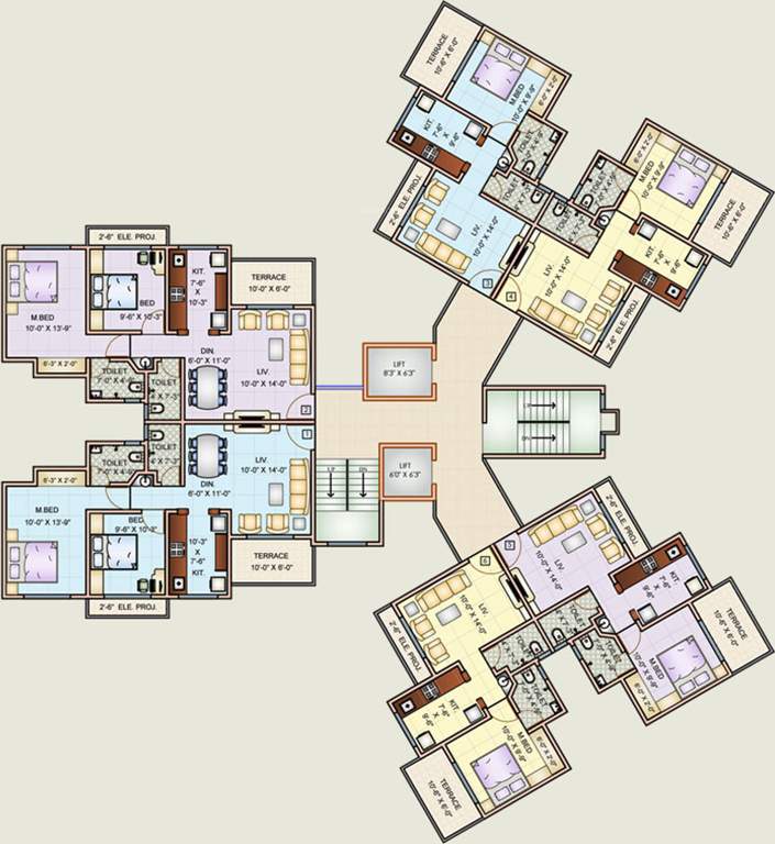  height Images for Cluster Plan of Charms Height
