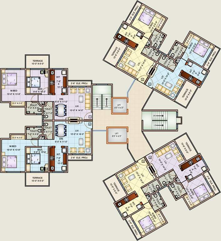  height Images for Cluster Plan of Charms Height