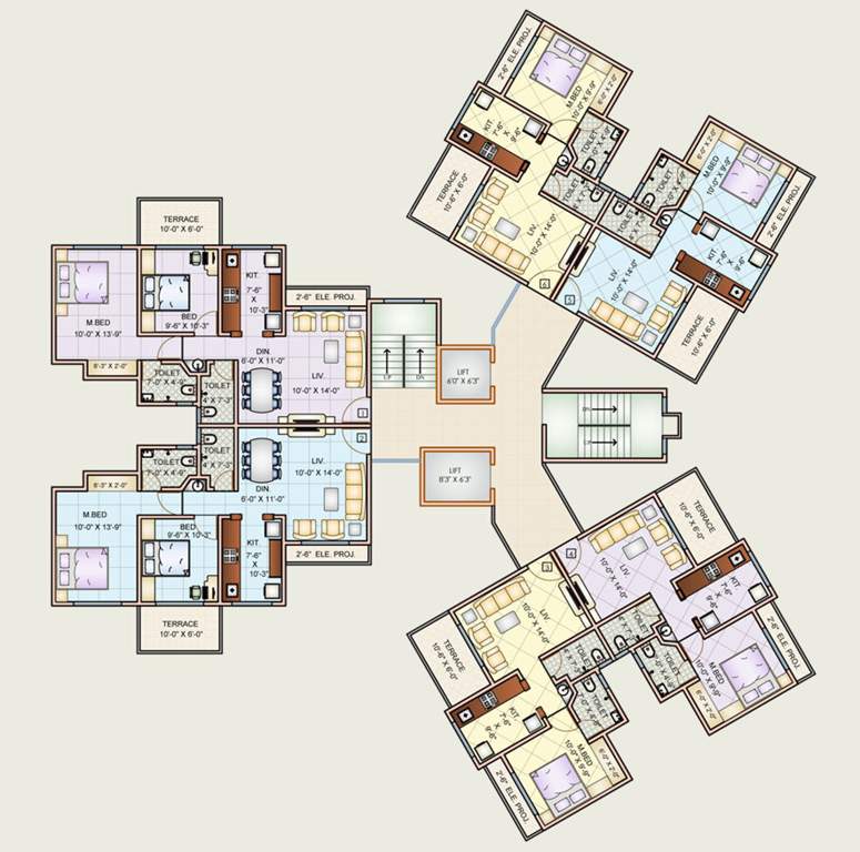  height Images for Cluster Plan of Charms Height