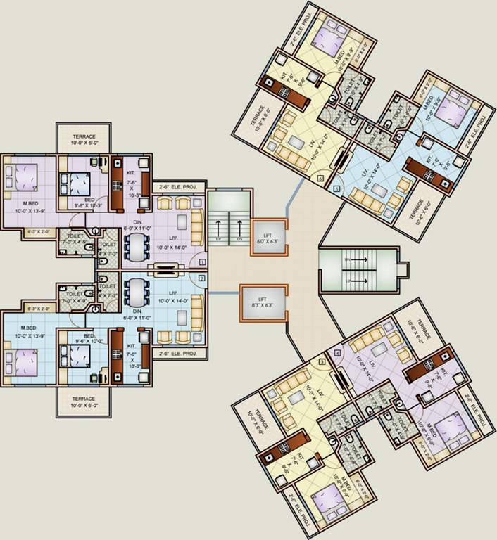  height Images for Cluster Plan of Charms Height