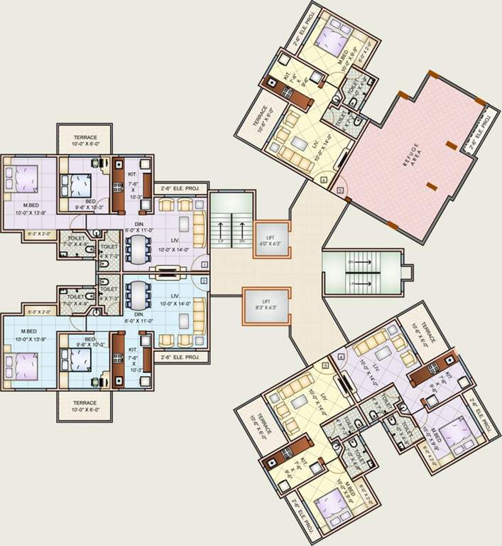  height Images for Cluster Plan of Charms Height