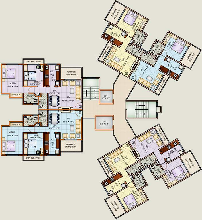  height Images for Cluster Plan of Charms Height