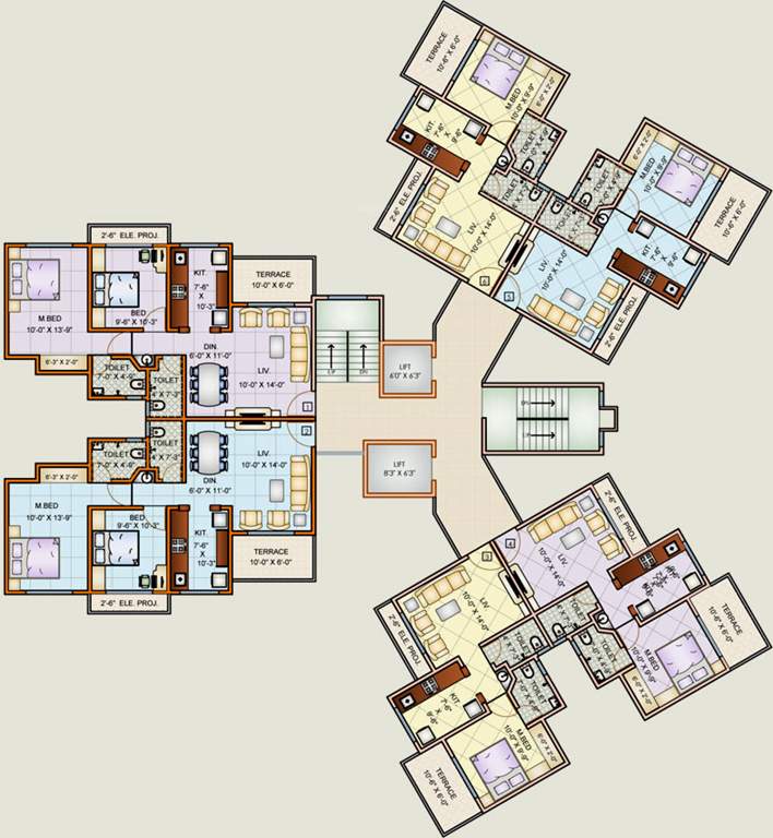  height Images for Cluster Plan of Charms Height