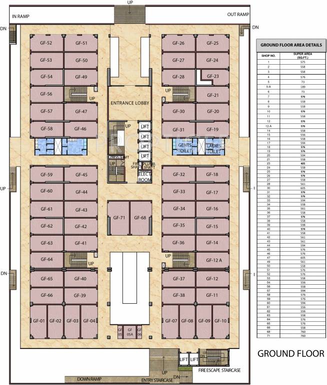 Images for Cluster Plan of Supertech E Square