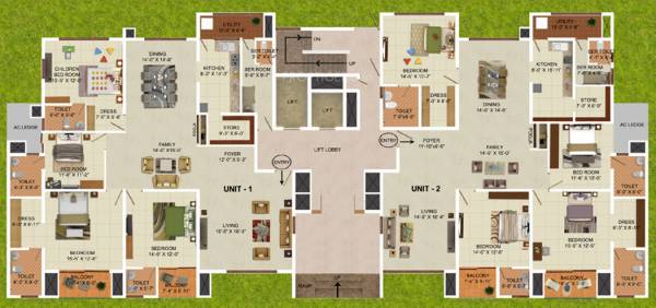 Images for Cluster Plan of RNS Shrinikethan