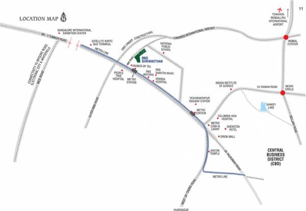 Images for Location Plan of RNS Shrinikethan